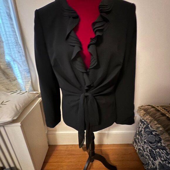 Talbots Black Dress Jacket size 10 new w/o Tag - Picture 2 of 9